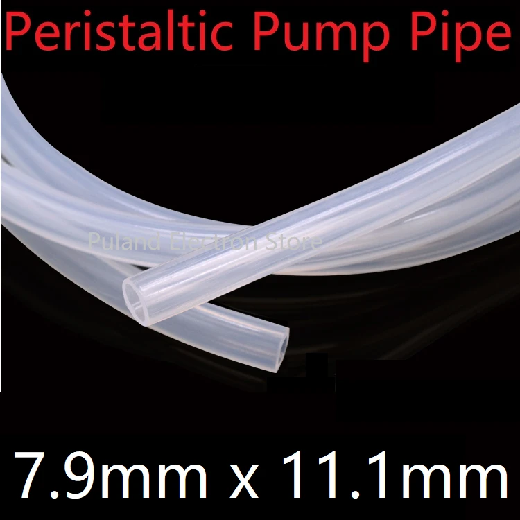 7.9x11.1 Peristaltic Pump Silicone Hose Transparent Id 7.9mm X 11.1mm