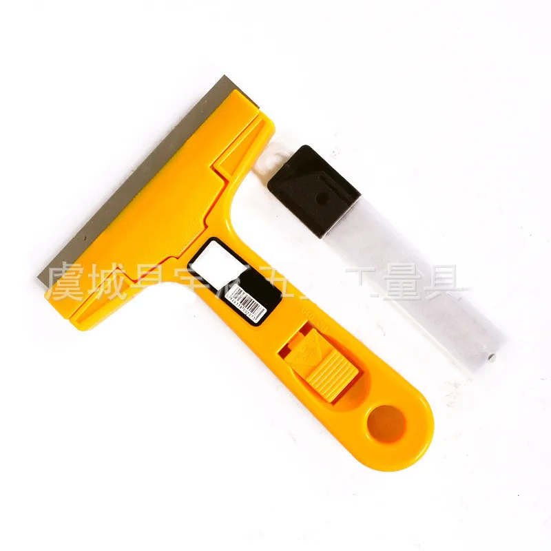 Glass and Tile Scraper Paint Remover Sticker Remover *** with 6 Blades 