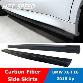 

F16 3D Type Carbon Fiber Side Body Skirts Apron Car Body Kit For BMW X6 F86 X6M 2015 Up Car Styling Use