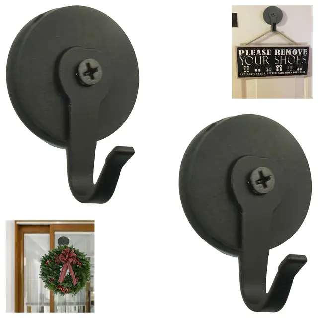 Cintre magnétique pour couronne de Noël sur la porte en acier - Sécurise  les couronnes et les décorations sur la porte en acier - Pour couronne de