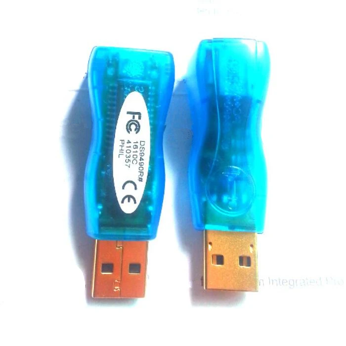 DS9490R Максим программист USB 1-проводной/адаптер для контактного ключа DS1402D