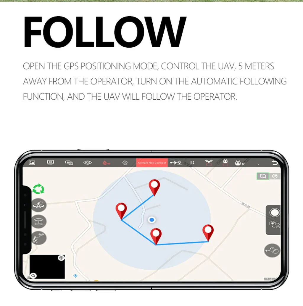 CSJ-X8 бескамерный сканер 4K БПЛА gps мВ тротуарная точка