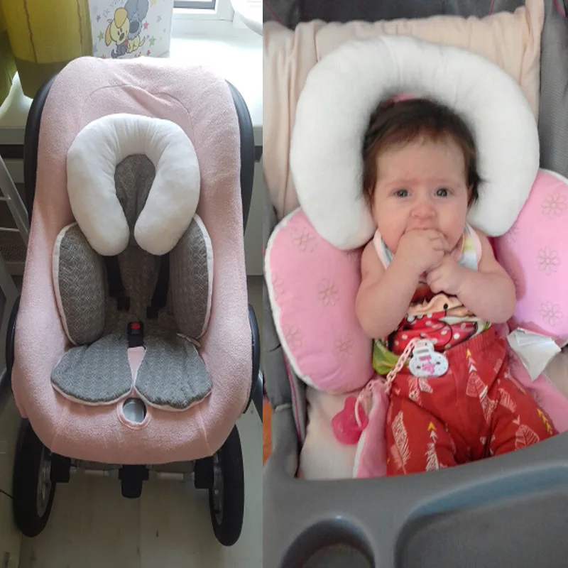 

Stroller protection pad car seat cushion Multifunction head body protection pad double-sided