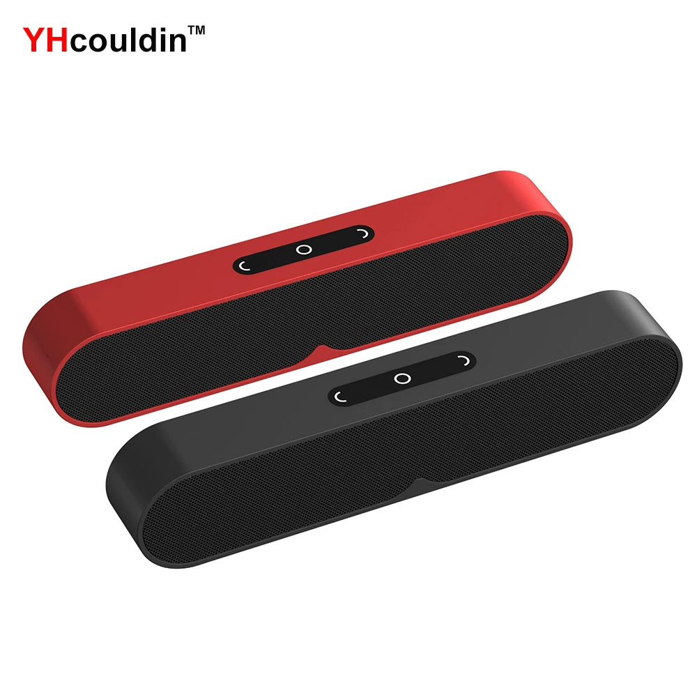 

Portable Outdoor Bluetooth Speaker Soundbar With Subwoofer Grill Mesh Large Speakers For TV Computer