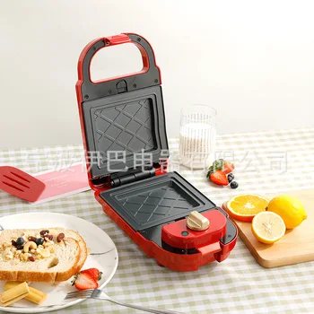 

Sandwich Light Food Machine Timing Multi-Function Breakfast Maker Household Multi-Function Waffle Machine Toaster