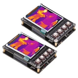 Capteur d'imagerie thermique infrarouge AMG8833, écran d'affichage TFT de 1.6 pouces, thermomètre de température IR portable, caméra d'imagerie thermique 