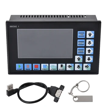 

DDCSV2.1 500KHz CNC 4-Axis Engraving Machine Controller Motion Control System G Code Stepper Motor Driver