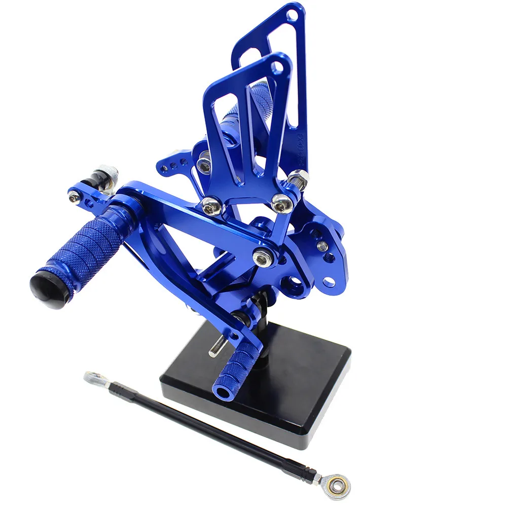 For KAWASAKI ZX9R 1999-2003 CNC Aluminum Alloy Motorcycle Footrest Footpeg Pedal Foot peg Rearset Rear Set