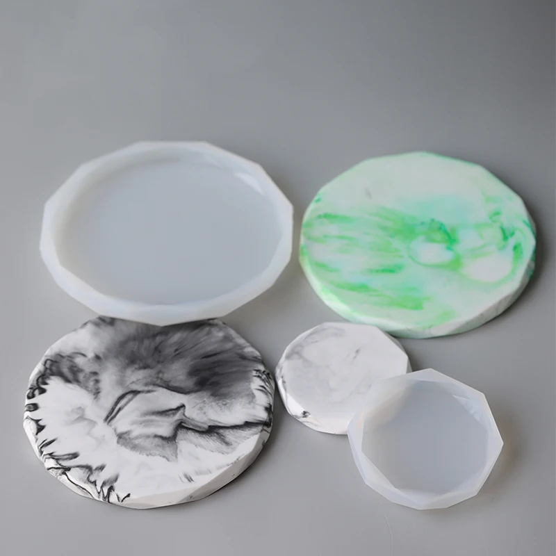 Moule En Silicone DIY - Feuille Pour Ciment, Béton, Plateau, Bibelot