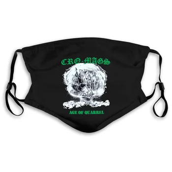 

CRO-MAGS THE AGE OF QUARREL'86 NEW BLACK /LONG Men Brand Printed Mouth Mask Women's kid PM2.5