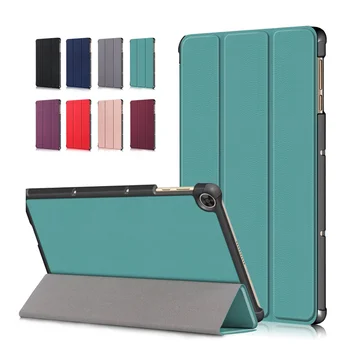 

Solid Color case For Huawei MatePad T10 T10S AGS3-AL00/W00D/W00E 10.1" Slim Magnetic Folding Stand PU leather Cover
