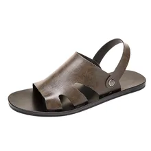 Мужские летние шлепанцы; шлепанцы для отдыха; Мягкие Шлепанцы; Мужская обувь; винтажные шлепанцы; sandalias hombre;# D