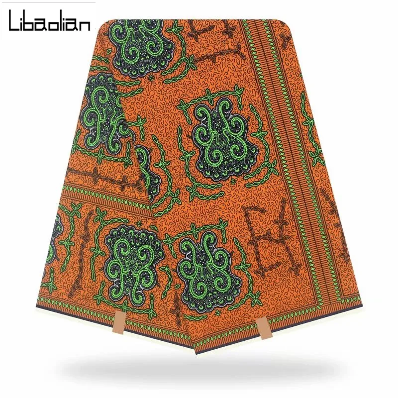 Хлопок Лучшая цена Африканский батик восковая ткань с принтом настоящий новейший Голландский Настоящий Воск воск новейший дизайн для платья рубашки F912-10