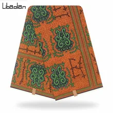 Хлопок Лучшая цена Африканский батик восковая ткань с принтом настоящий новейший Голландский Настоящий Воск воск новейший дизайн для платья рубашки F912-10