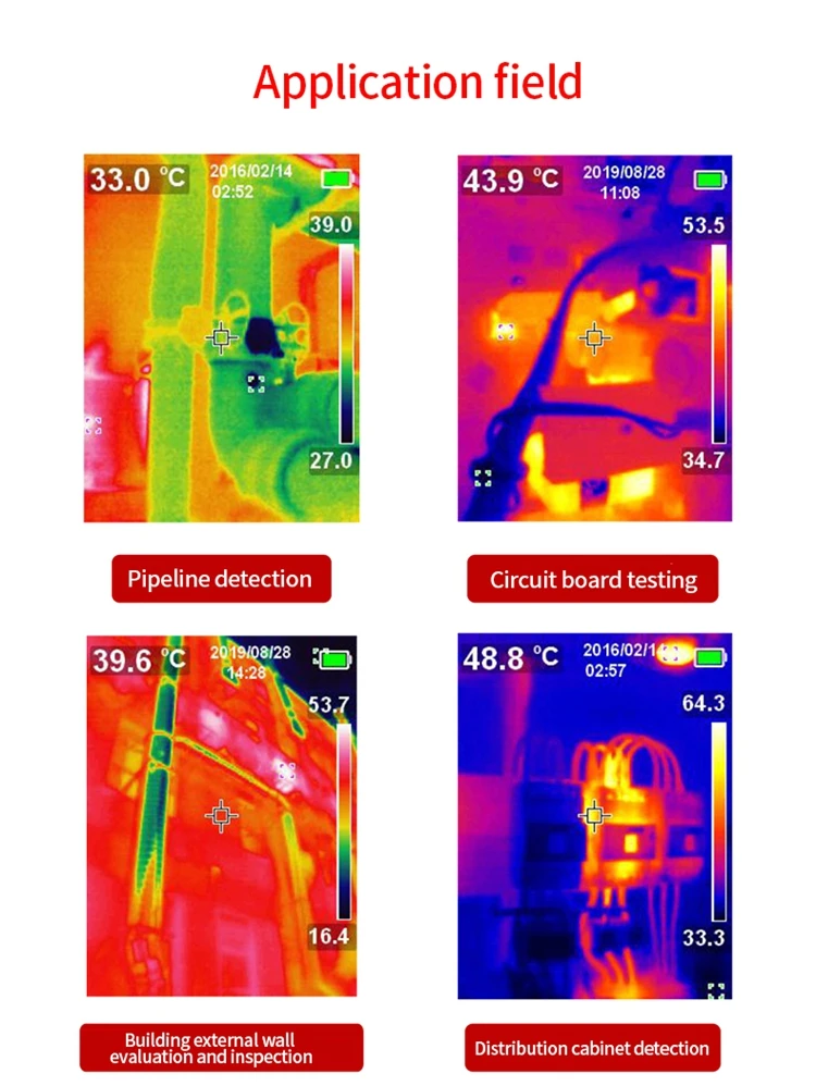 Портативный Профессиональный инфракрасный тепловизор камера IP65 промышленный датчик температуры изображения-10~ 400C USB термометр для передачи данных