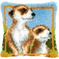 Армейский зеленый Horse-Cushion-Latch-Hook-Kit-Pillow-Mat-DIY-Craft-Flower-42CM-42CM-Cross-Stitch-Needlework-Crocheting - Цвет: Армейский зеленый
