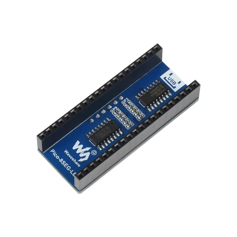 Raspberry Pi Pico  4 ڸ 8 ׸Ʈ ÷ , SPI ȣȯ