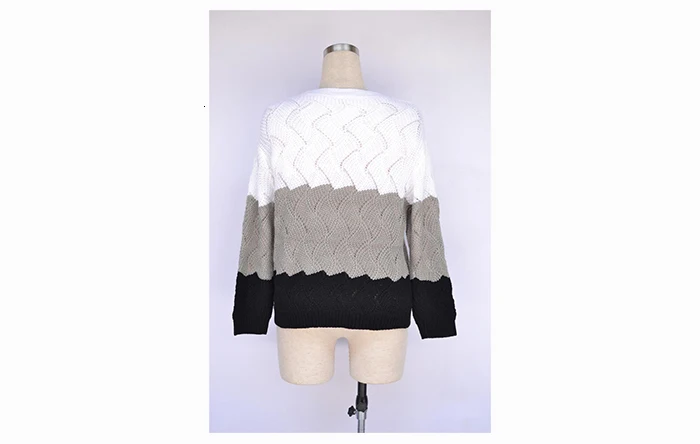 Женский Зимний вязаный пуловер с длинным рукавом и круглым вырезом, свитер, винтажный Повседневный осенний женский свитер, пуловеры, джемпер