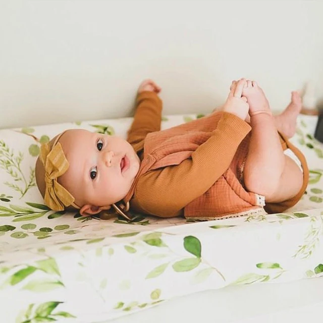 Housse de matelas à langer pour bébé, imprimé Floral, drap-housse pour  berceau, couche-culotte en coton, accessoires pour nouveau-né, 2023 -  AliExpress