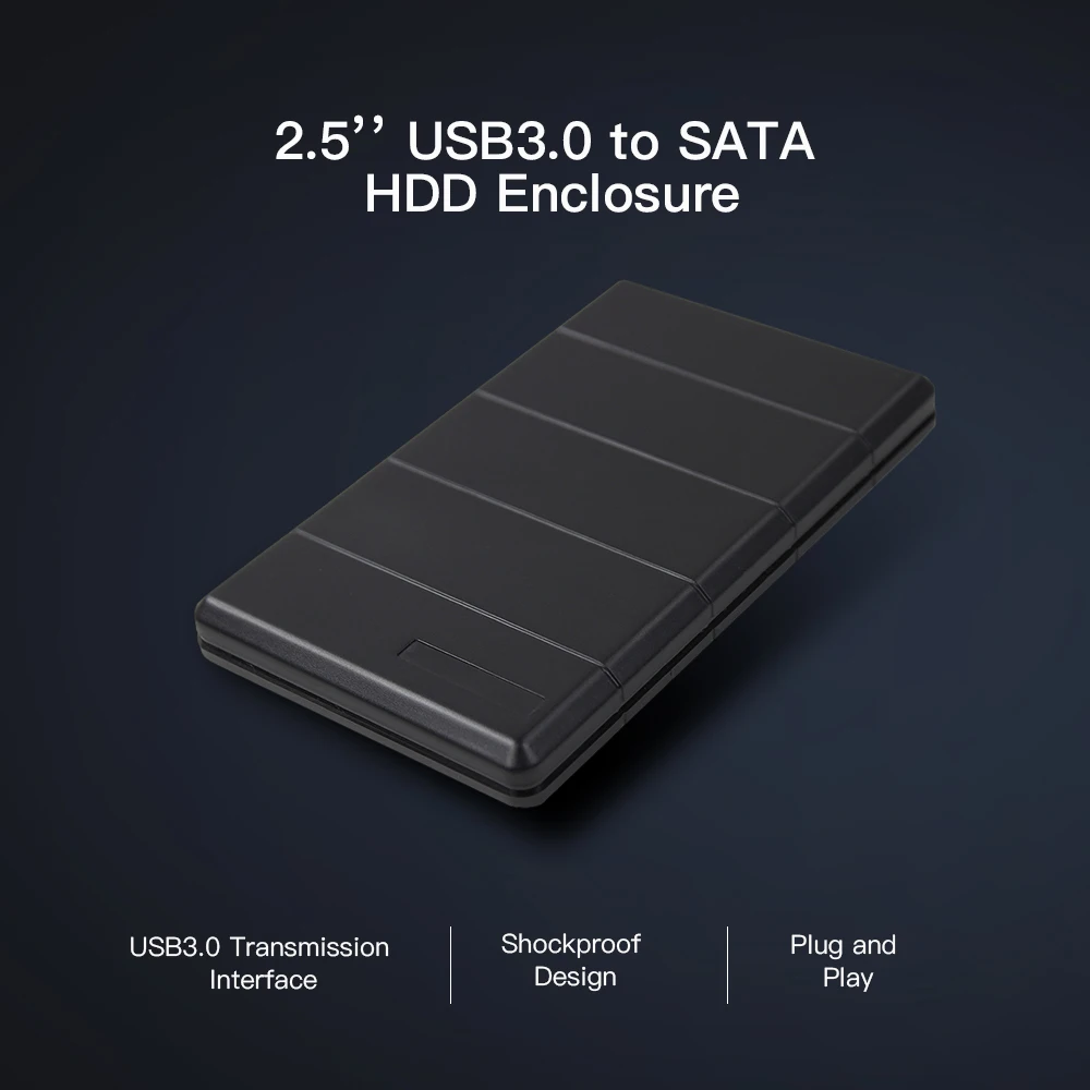 Тонкий защитный чехол для жесткого диска USB3.0 2 5 дюйма SATA HDD SSD корпус портативный