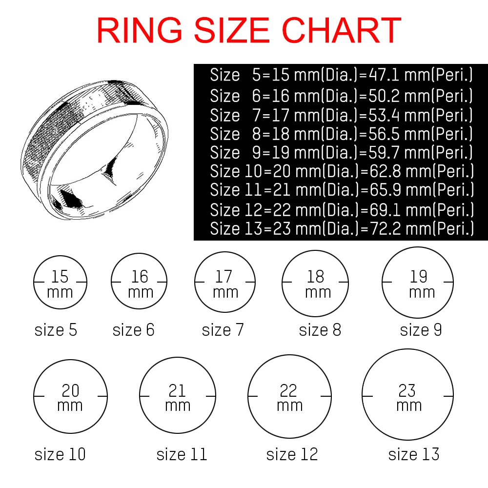 Aliexpress Ring Size Chart 2025