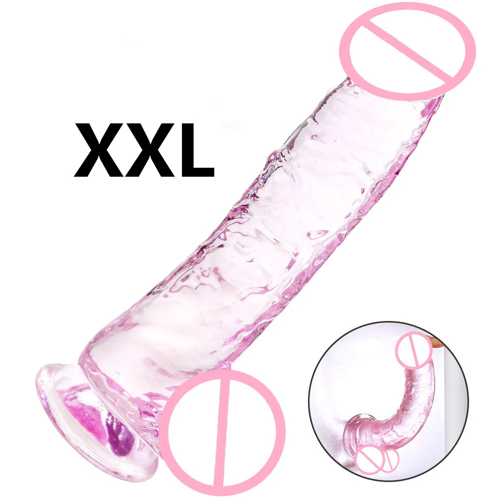 Sex Toys Realistic Dildos Anal Masturbator Jelly Soft Dildo for Woman Strong Suction Cup Penis Dildo for Adults