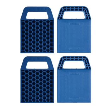 

4Pcs Car Rv Plastic Tire Pad Caravan Support Board Jack Pad Jack Pad