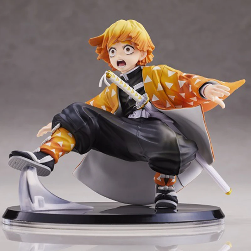Demon Slayer: Kimetsu no Yaiba 1/8 Agatsuma Zenitsu фигурка игрушки ПВХ аниме фигурки сменные лица