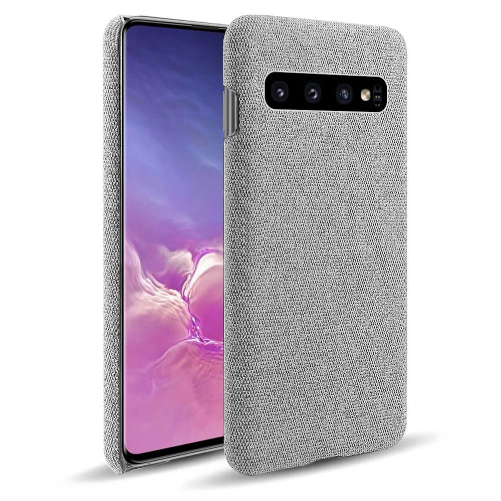 Custodie In Stoffa Per Samsung Galaxy S10 S10 Plus S10 E Custodia Sottile Retro Custodia Rigida In Tessuto Per Galaxy S10 Plus S10E Coque Capa