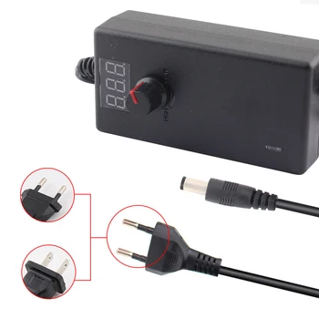 

Adjustable 12V Volt Power Adapter 220V TO 12V 3V 9V 24V 1A 2A Charger Display Screen Power Supply Adjustable For CCTV LED Strip