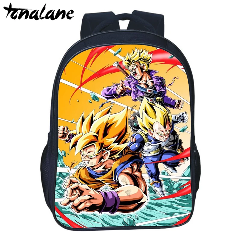 Аниме Dragon Ball Супер школьные сумки для женщин и мужчин повседневный рюкзак Супер Саян Гоку Вегета рюкзак для путешествий Детские рюкзаки