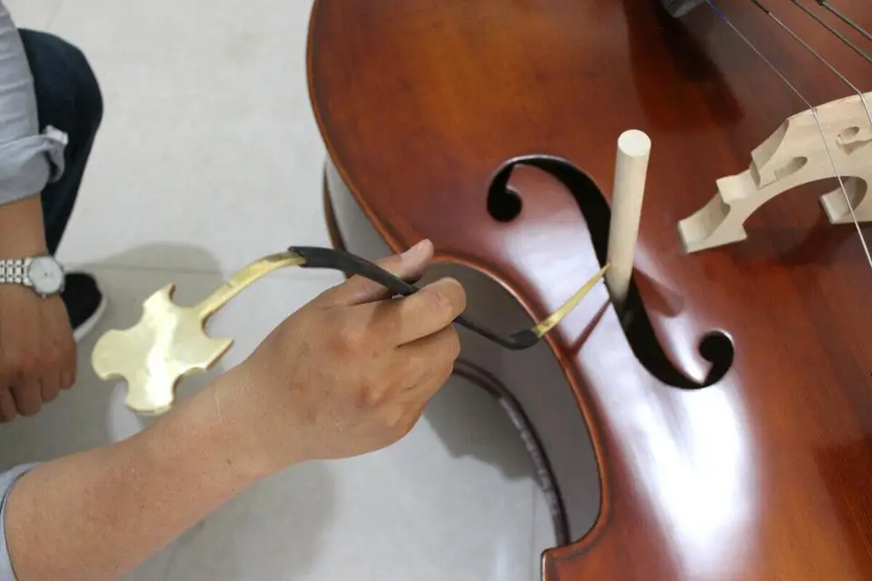 直立コントラバスツールサウンドポストsセッターw/ゴムグリップ