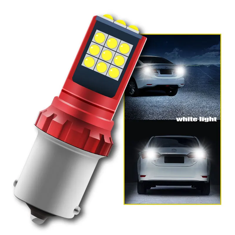 2Pcs Led Car Reversing Light Rear 12V 1156 Type Tail Bulb Reverse Lamp Daytime Running Signal Glowing Working  Автомобили | Signal Lamp -1005003721565079