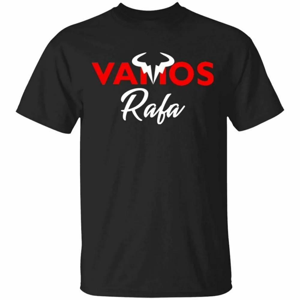 Топы Rafael Nadal футболка Vamos Rafa теннисная звезда любимый игрок последний новый стиль