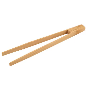

2pcs Wooden Food Toast Tongs Natural Wooden Toaster Clip Kitchen Tongs Bread Dessert Pastry Clip Kitchen Utensil Tool
