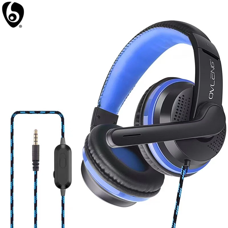 Проводные Игровые наушники OVLENG P6 электронные виды спорта с микрофоном