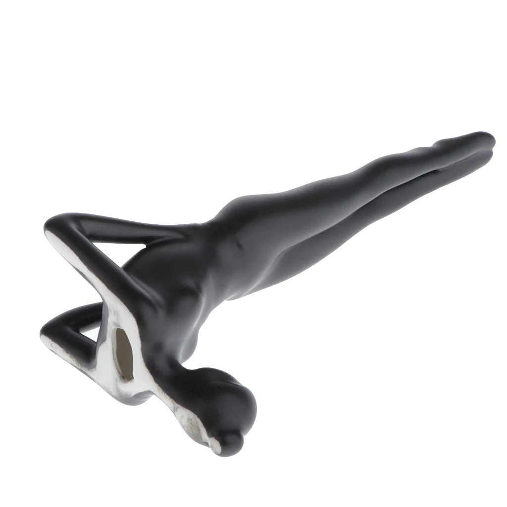 Tabletop Ceramic Dressing Table Decoration Modern Simple Creative Ornament Accessories Yoga Girl Home Decoration Ornament