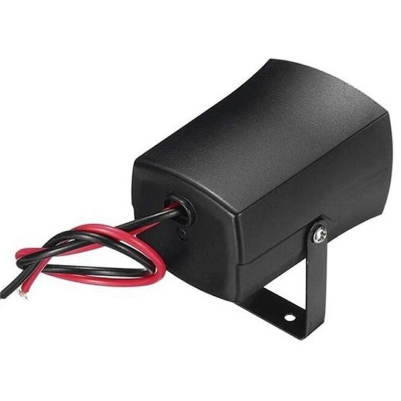 120 dB 12V/24V Beep BiBi Mini Siren House Alarm Siren DC Small Car Horn Home Speaker System Reverse Backup Buzzer BB Truck