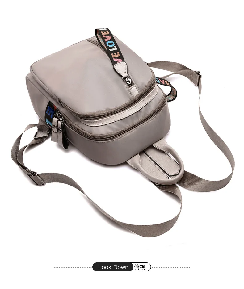 Backpack Women's New Style Korean-style Oxford Cloth Schoolbag Multi-functional Mommy Outdoor Backpack