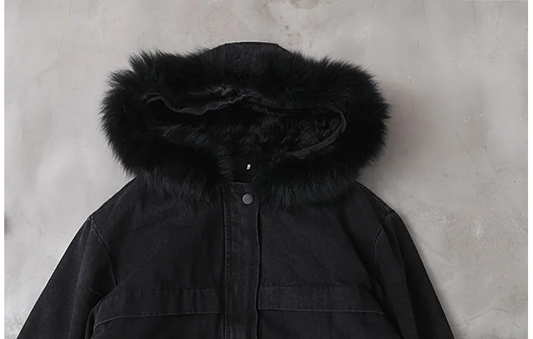 Max LuLu, модная Корейская женская зимняя одежда, женские меховые утепленные стеганые куртки с капюшоном, джинсовые пальто, винтажные Длинные парки