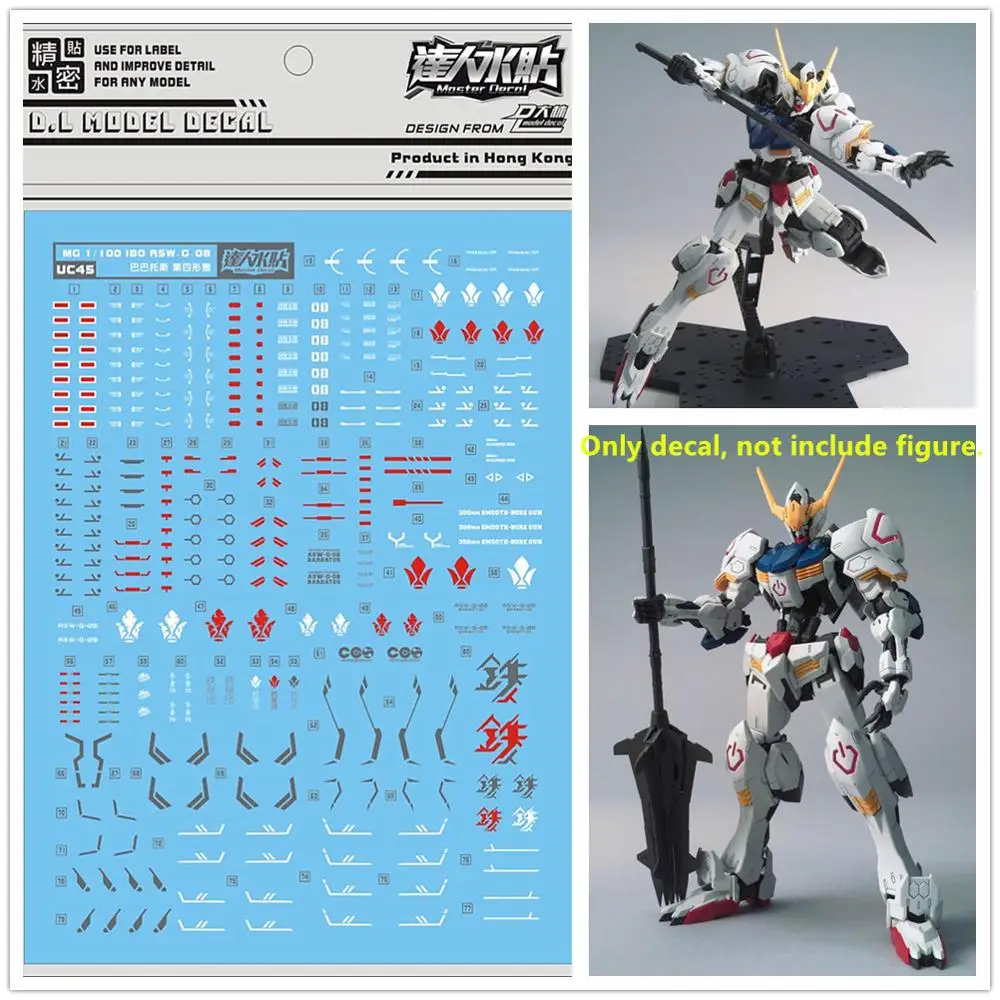 Высококачественная адгезионная паста D.L для Bandai MG 1/100 IBO Barbatos Gundam тип 4 детали