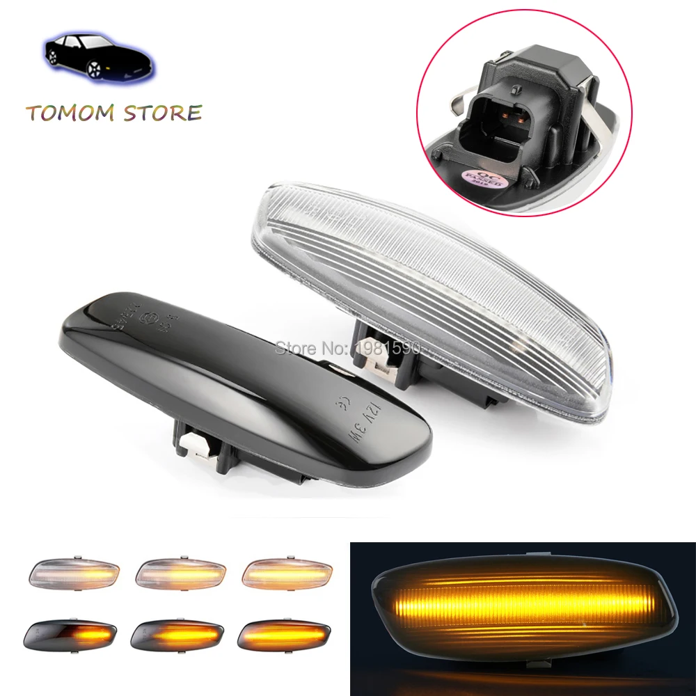 

dynamic LED Side Marker Light signal Blinker for Citroen C3 C4 Coupe Picasso C5 DS3 DS4 Peugeot 207 308 3008 RCZ Partner