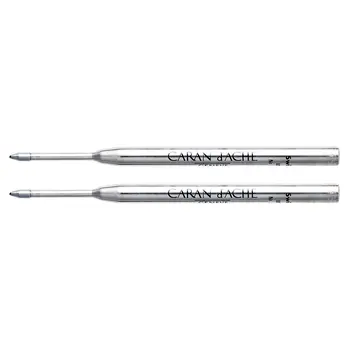 

Caran d'Ache Goliath'' replacement cartridge for ballpoint pen, color: black (pack of 2) Pens