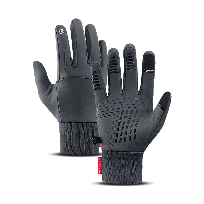 BREEZEY Winter Snow Gloves Warm Windproof Ski Gloves Touch Screen Fleece Gloves Anti-Slip Motorcycle Riding Gloves for Men Women