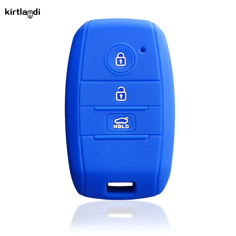 Key Case Cover Silicone Key Cover Case Holder Keychain for Kia Rio 3 Sportage 3 4 Ceed Optima Sorento XM FL Cerato KX K2 K3 K4 K5 Soul Sorento key case cover key case keychain holder