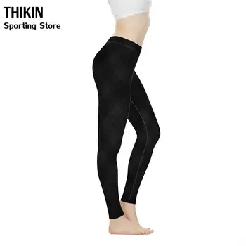 

Stylish Black Stripes Print Sweatpants for Women Sports legins Leggings Female Causal Fitness Clothing Mallas Deporte Mujer