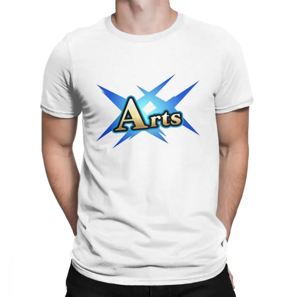 Gold Midnite Star Мужская футболка аниме Fate Grand Order рубашка Saber Quick Star Buster FGO Tee Arts Extra Attack винтажная хлопковая одежда - Цвет: Gold