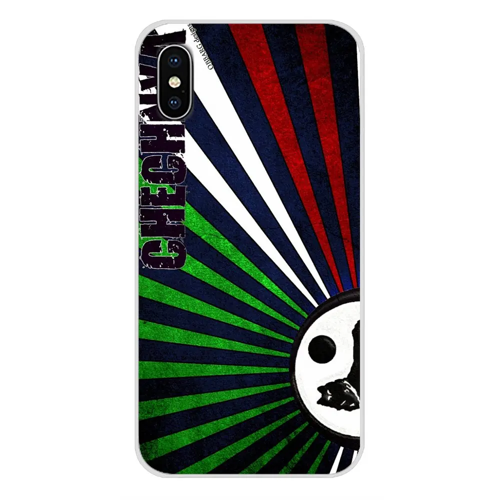Аксессуары чехол для Apple IPhone X XR XS MAX 4 4s 5 5S 5C SE 6 6S 7 8 Plus ipod touch 5 6 I Am из чеченского волка Национальный флаг