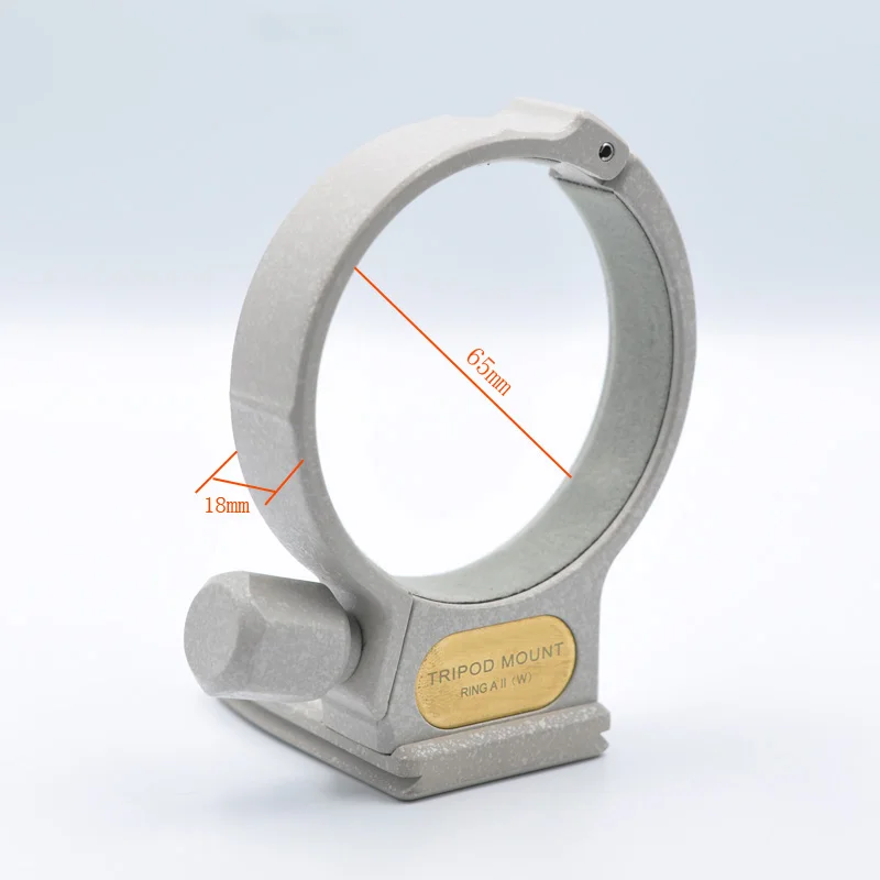 Metal Lens Collar Tripé Mount Anel para
