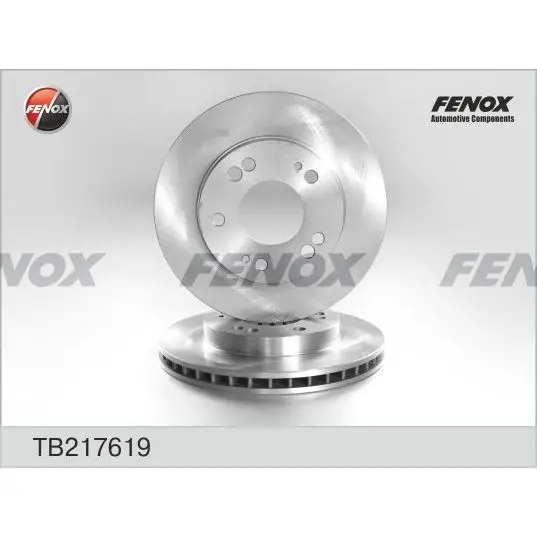 Диск тормозной MITSUBISHI ECLIPSE 91-99 передний D=256мм. FENOX